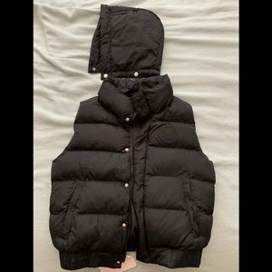 Fabletics Black Puffer Vest Size Small